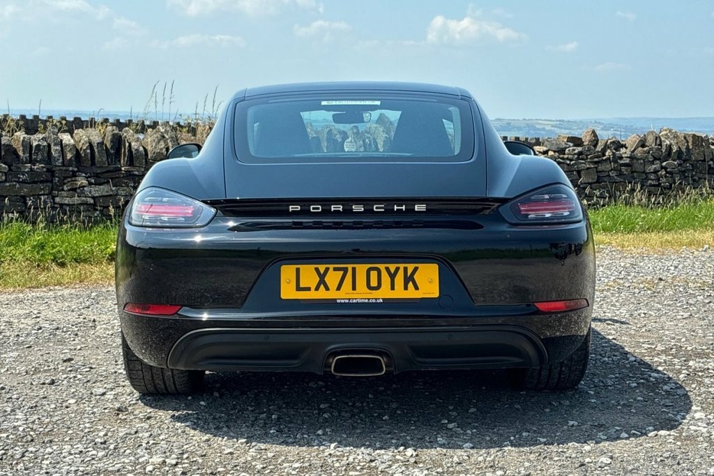 Porsche 718 Cayman Coupe Black #4