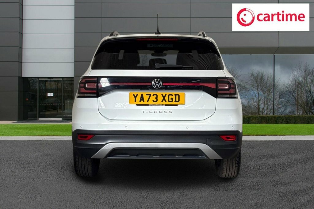 Volkswagen T-Cross 1L Black Edition YA73XGD White #5