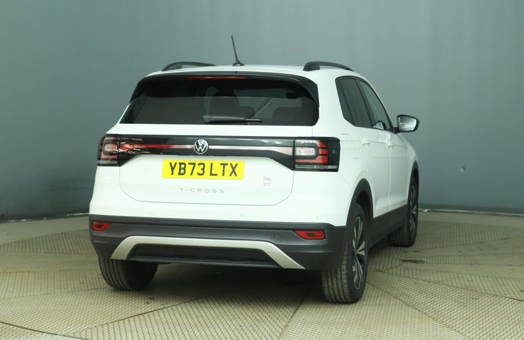 Volkswagen T-Cross 1L Black Edition White #4