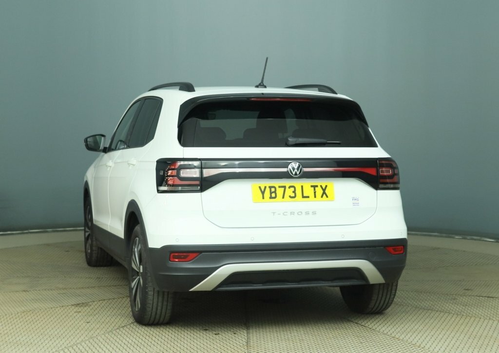Volkswagen T-Cross 1L Black Edition White #5