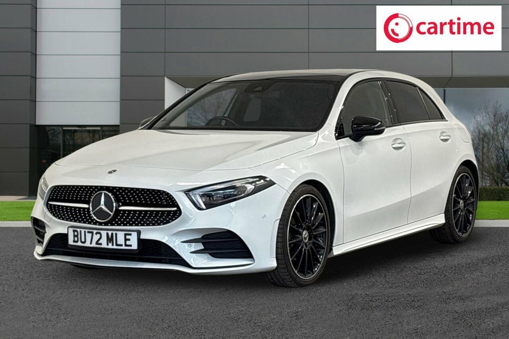 Mercedes-Benz A Class 2L Amg Line Night Edition BU72MLE White #6