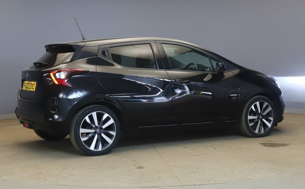 Nissan Micra 1L Tekna Black #6