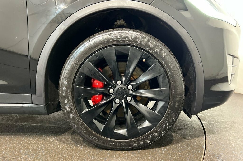 Tesla Model X Long Range Awd 6 Seat Red #11
