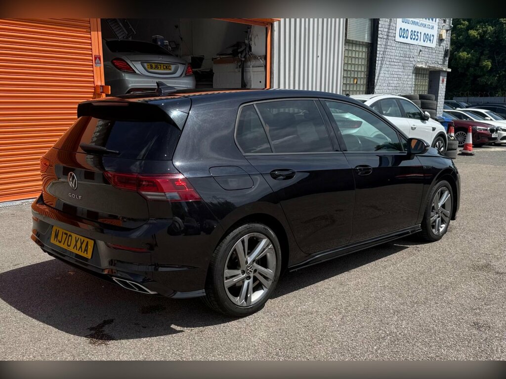 Volkswagen Golf 2.0 Tdi R-line Dsg Euro 6 Ss MJ70XXA Black #4