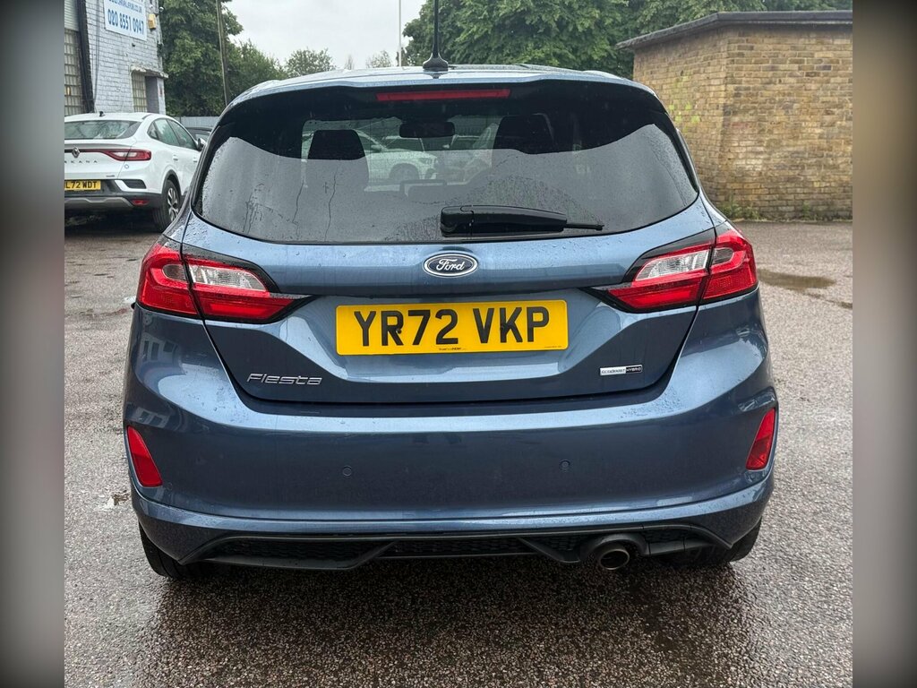 Ford Fiesta 1.0T Ecoboost Mhev St-line Dct Euro 6 Ss YR72VKP Blue #6