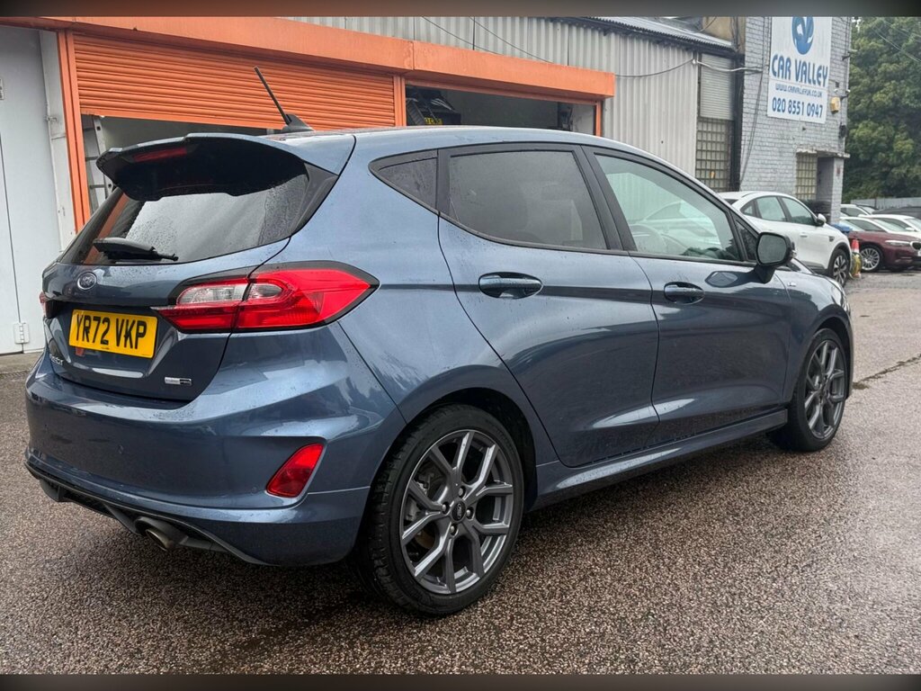 Ford Fiesta 1.0T Ecoboost Mhev St-line Dct Euro 6 Ss YR72VKP Blue #4