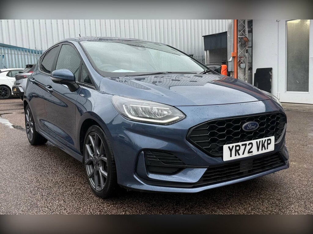 Ford Fiesta 1.0T Ecoboost Mhev St-line Dct Euro 6 Ss Blue