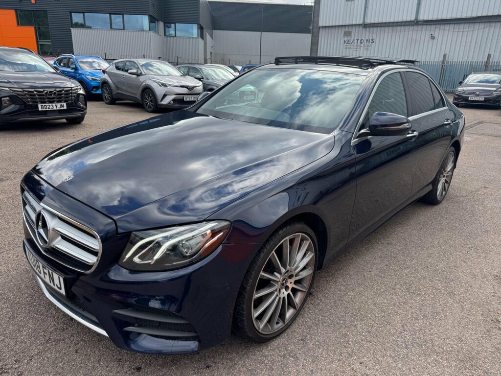 Mercedes-Benz E Class 2.0 E220d Amg Line Premium G-tronic 4Matic Euro KU18FNJ Blue #2