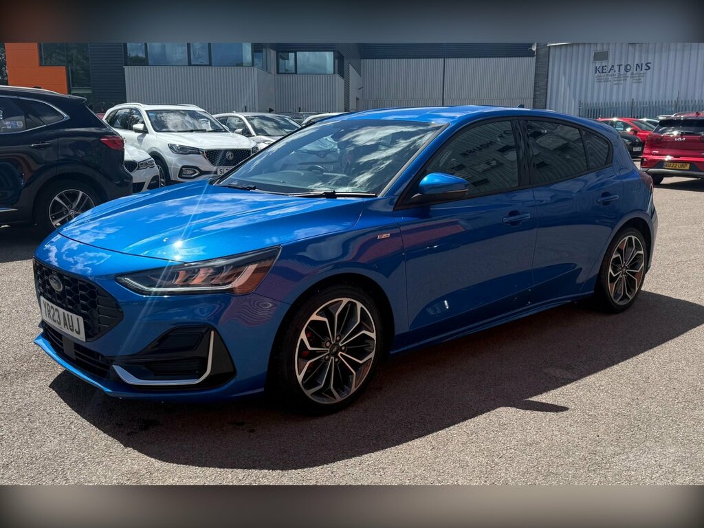 Ford Focus 1.0T Ecoboost Mhev St-line Vignale Dct Euro 6 Ss YR23AUJ Blue #5
