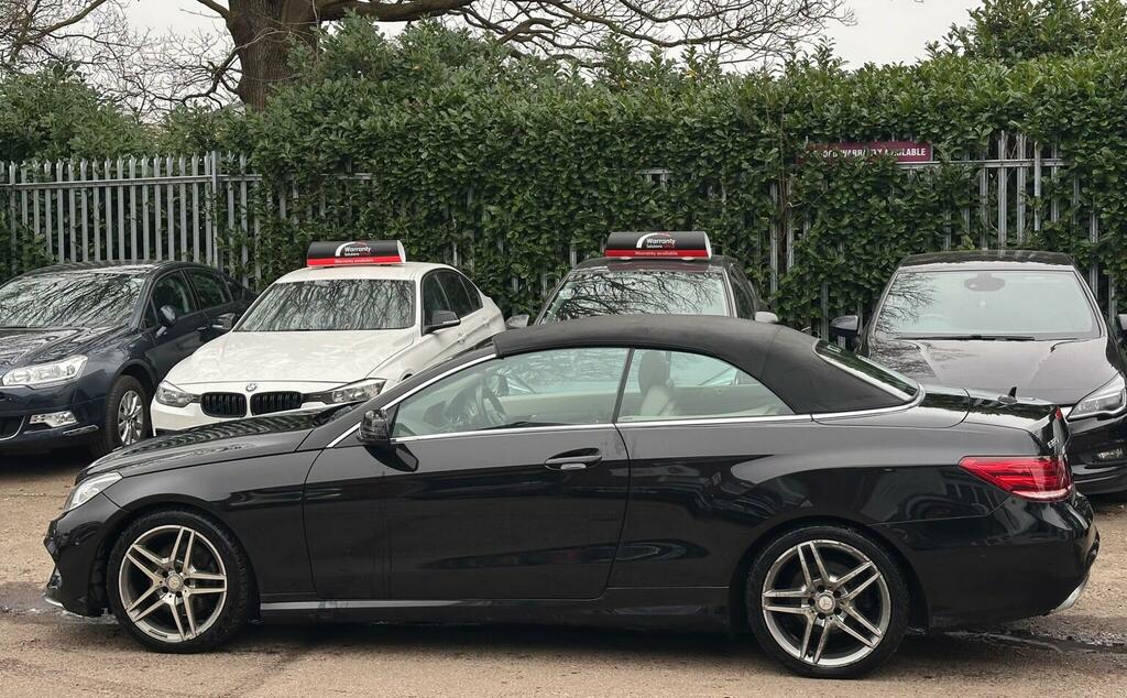Mercedes-Benz E Class 2.1 E220 Bluetec Amg Line Cabriolet G-tronic Euro SH64XMO Black #6