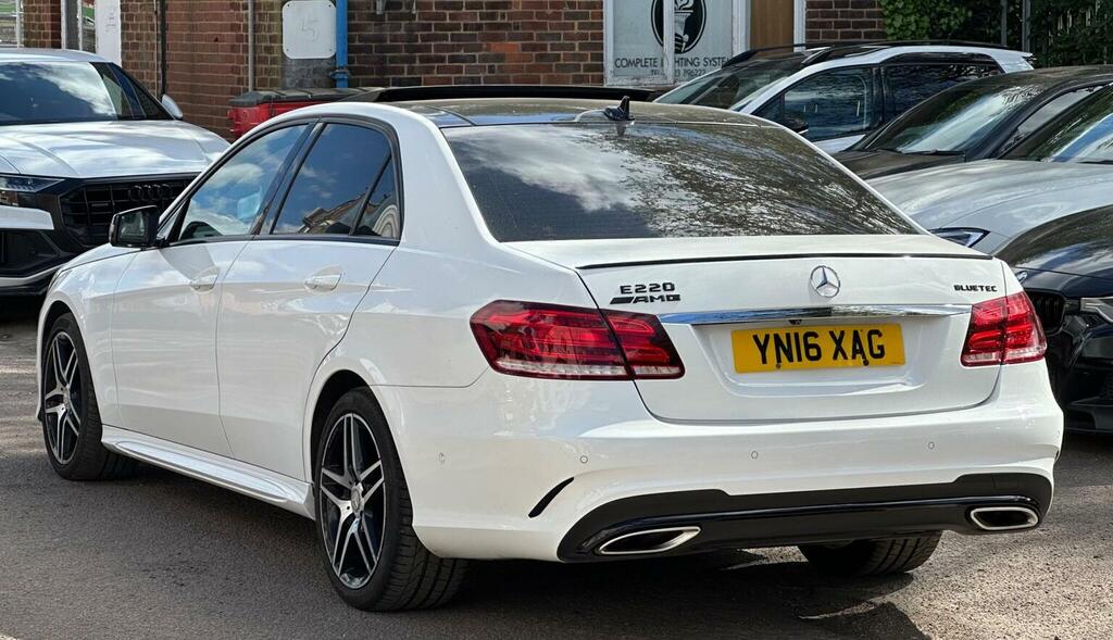 Mercedes-Benz E Class 2.1 E220 Bluetec Amg Night Edition Premium G-tro YN16XAG White #6