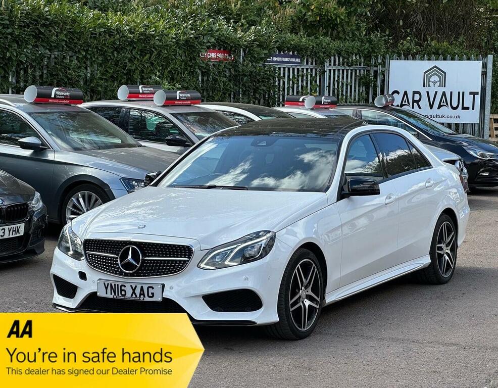 Mercedes-Benz E Class 2.1 E220 Bluetec Amg Night Edition Premium G-tro YN16XAG White
