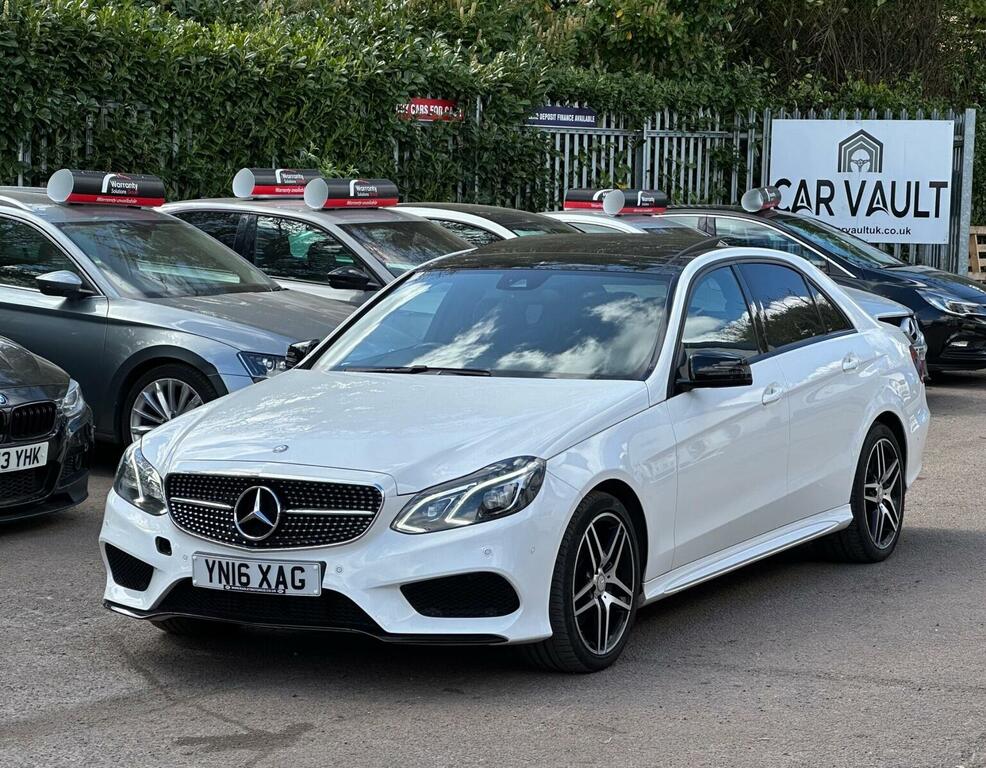 Mercedes-Benz E Class 2.1 E220 Bluetec Amg Night Edition Premium G-tro YN16XAG White #4