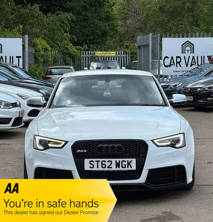 Audi RS5 Coupe 4.2 Fsi V8 S Tronic Quattro Euro 5 2012 White #2