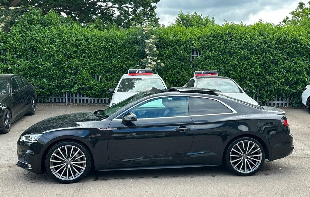 Audi A5 Coupe 2.0 Tdi S Line S Tronic Quattro Euro 6 Ss CS18CAL Black #6