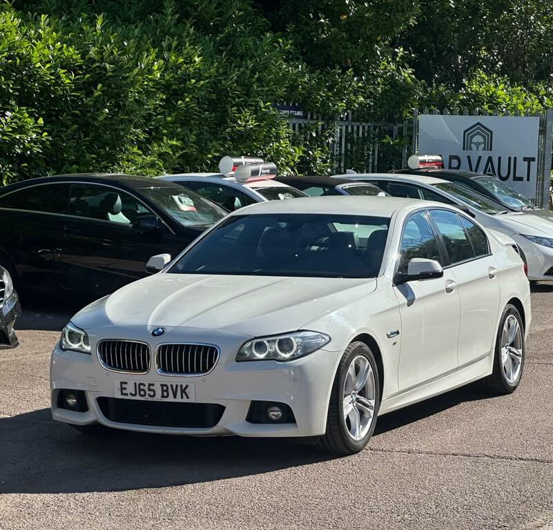 BMW 5 Series 2.0 520D M Sport Euro 6 Ss White #5