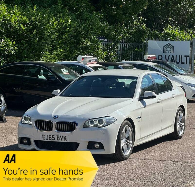 BMW 5 Series 2.0 520D M Sport Euro 6 Ss White
