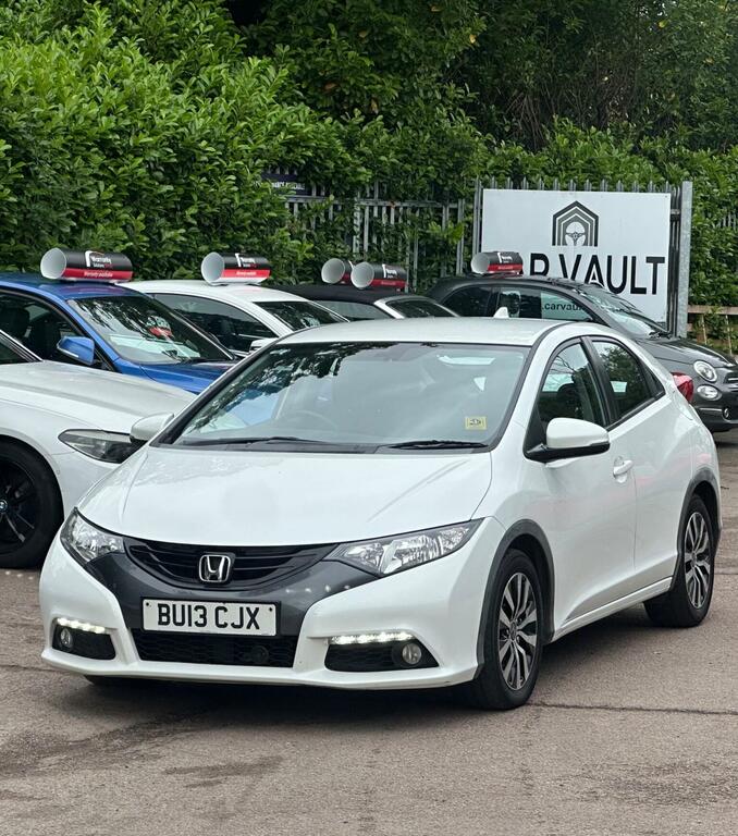 Honda Civic 1.6 I-dtec Es Euro 5 Ss White #4