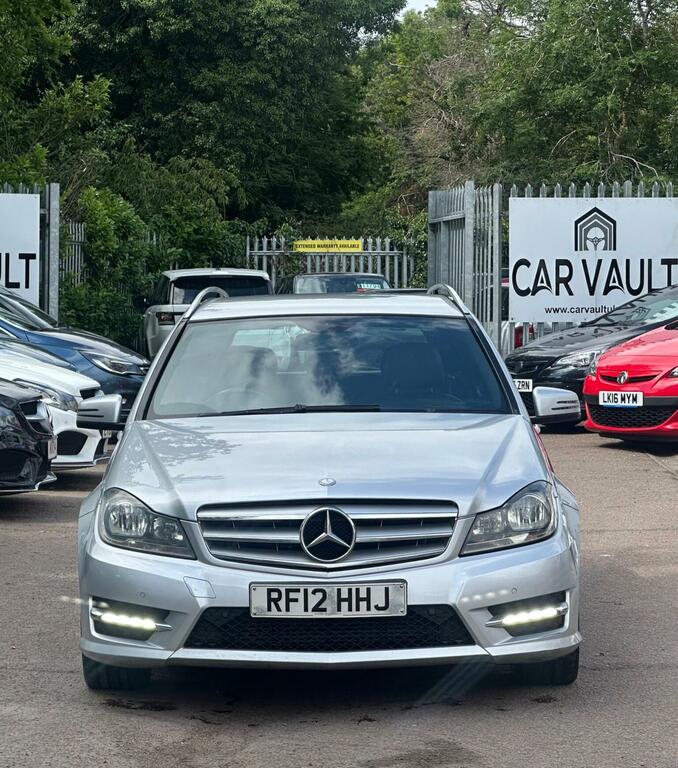Mercedes-Benz C Class Estate 2.1 C220 Cdi Blueefficiency Amg Sport G-tro RF12HHJ Silver #4
