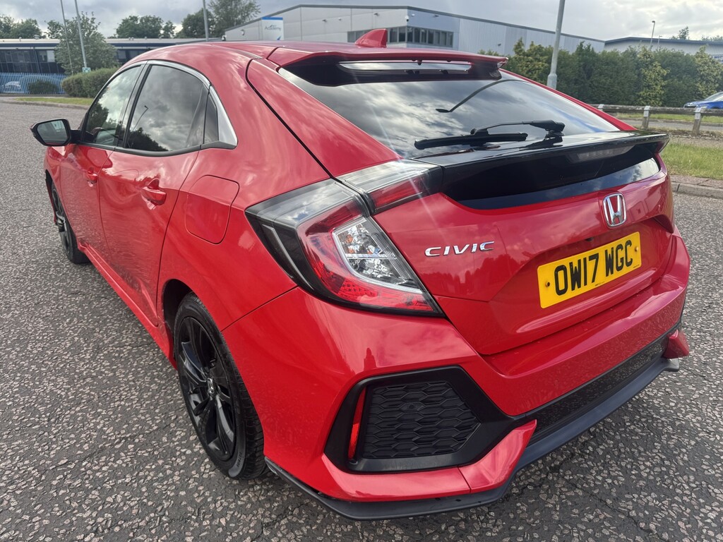 Honda Civic 1.0 Vtec Turbo Sr Red #4