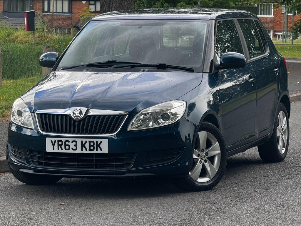 Skoda Fabia 1.6 Tdi Se Euro 5 YR63KBK Blue #4