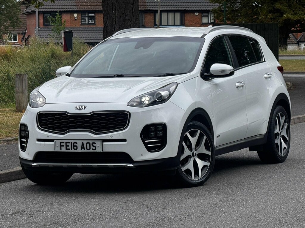 Kia Sportage 2.0 Crdi Gt-line Awd Euro 6 FE16AOS White