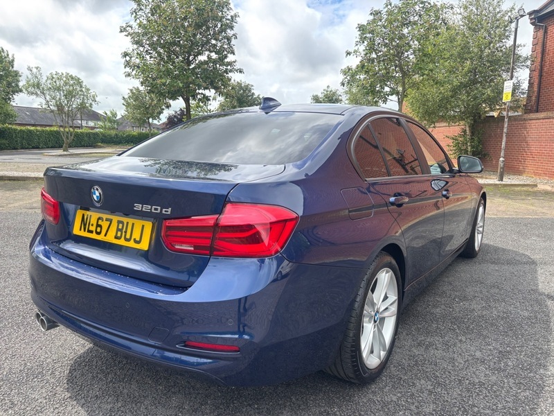 BMW 3 Series 320D Se NL67BUJ Blue #6