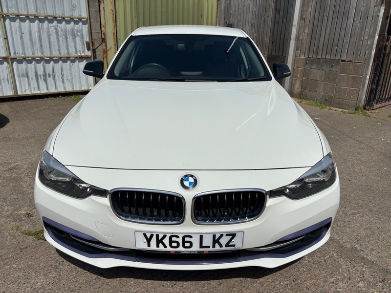 BMW 3 Series 320D Sport YK66LKZ White #3