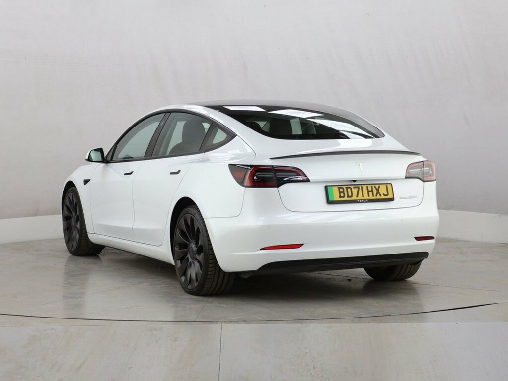 Tesla Model 3 Saloon BD71HXJ White #6