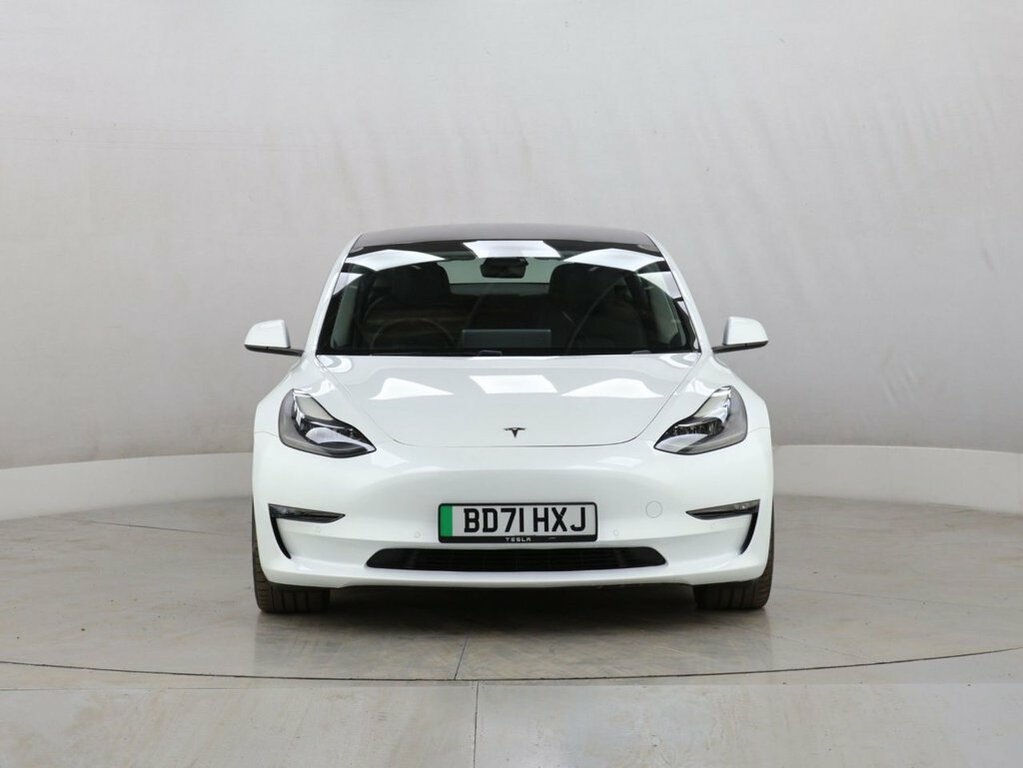 Tesla Model 3 Saloon BD71HXJ White #3