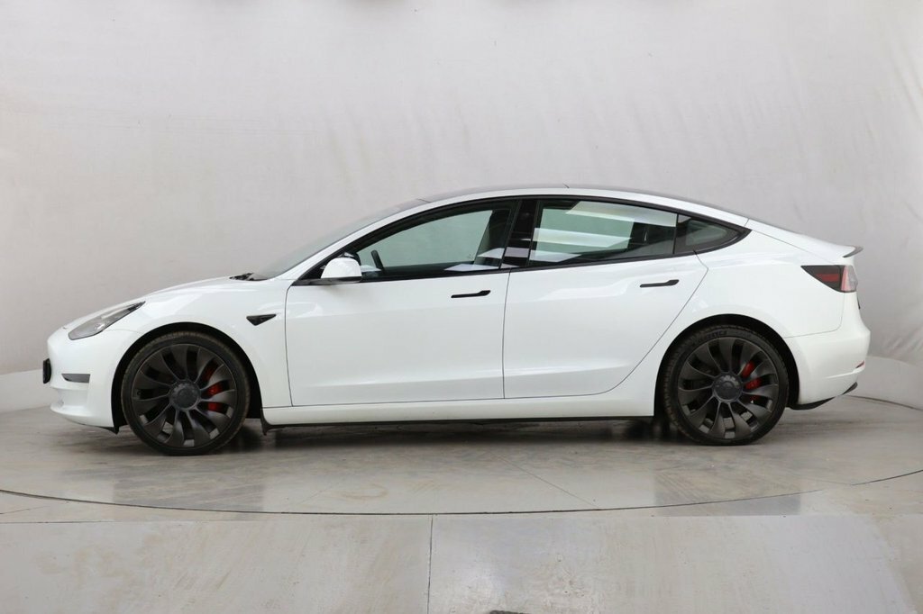 Tesla Model 3 Saloon BD71HXJ White #5