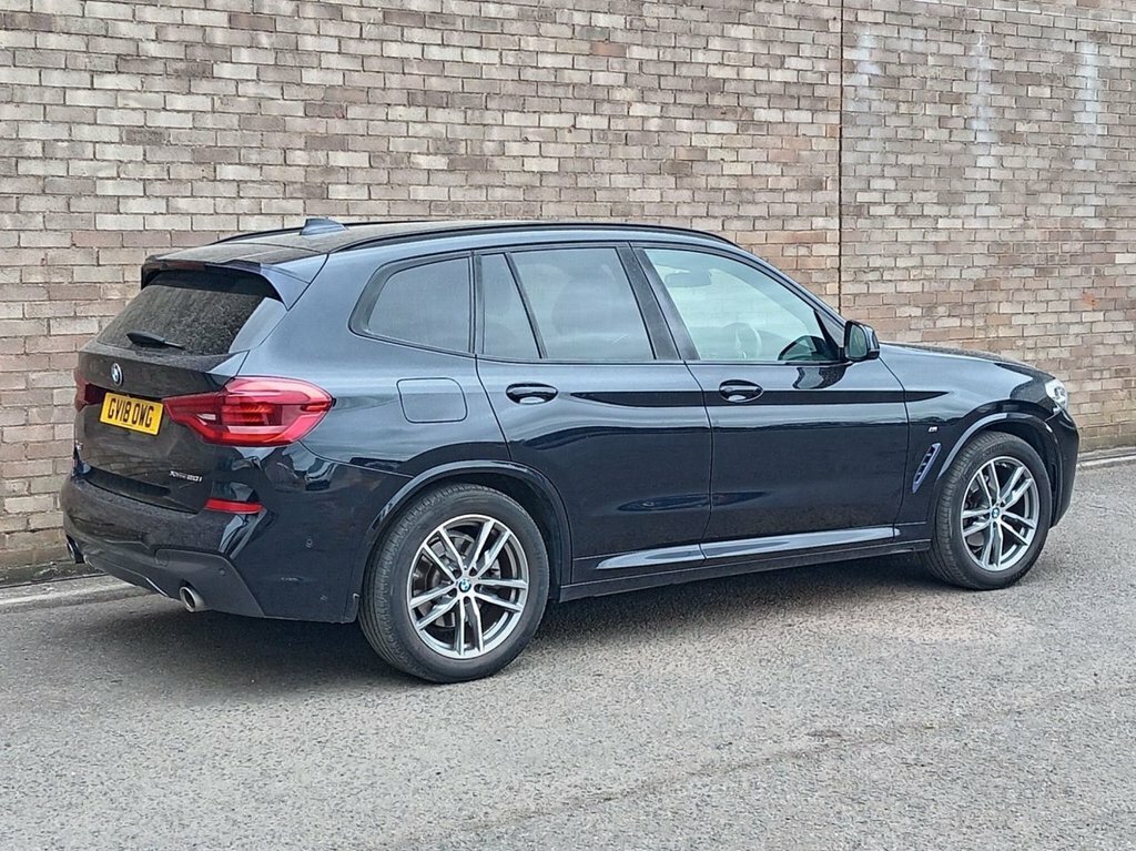BMW X3 2L M Sport GV18OWG Black #4