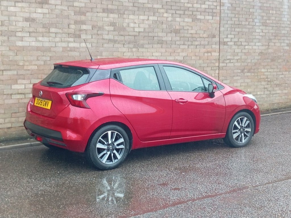 Nissan Micra Hatchback DG19GWV Red #3