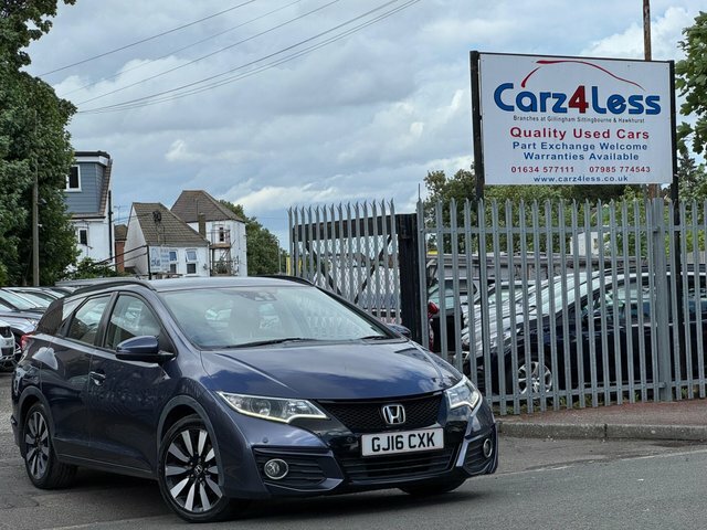 Honda Civic 1.8 I-vtec Se Plus Tourer Euro 6 S S Blue