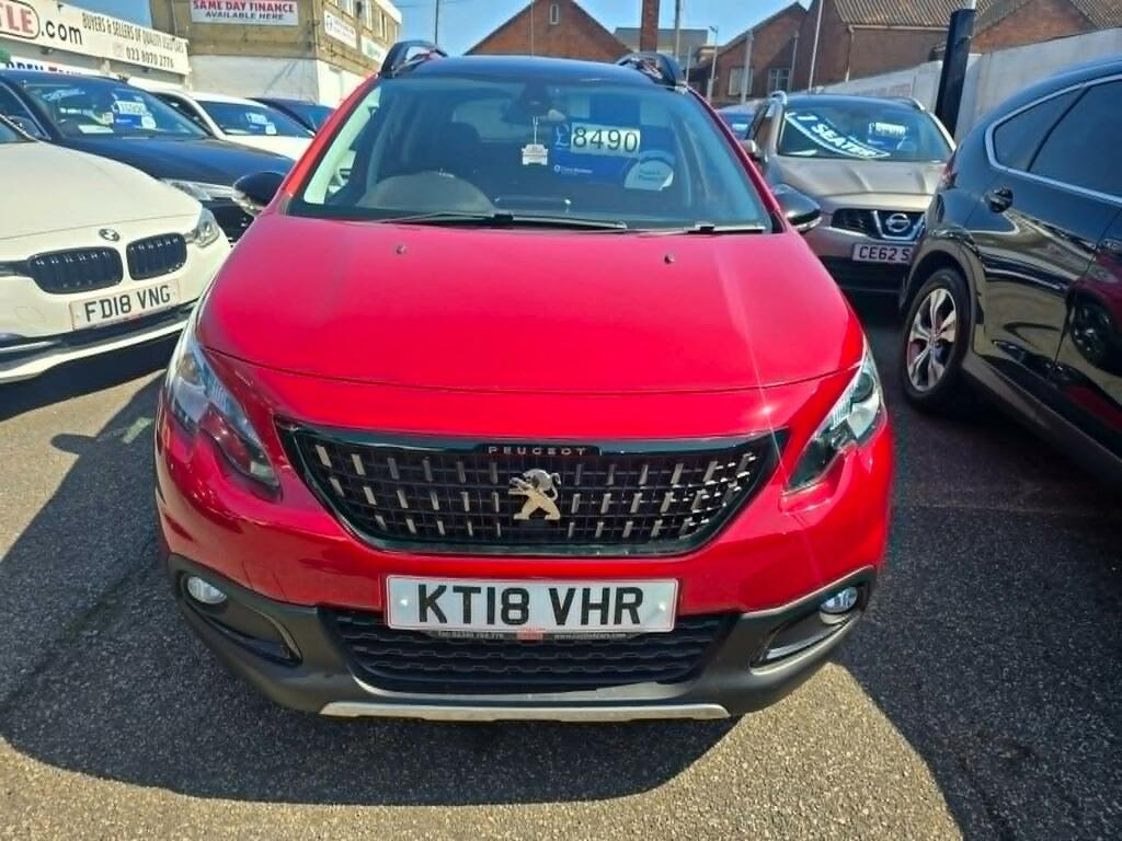 Peugeot 2008 1.5 Bluehdi 100 Gt Line KT18VHR Red #2