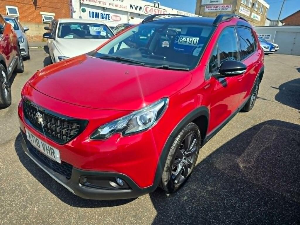Peugeot 2008 1.5 Bluehdi 100 Gt Line KT18VHR Red #3