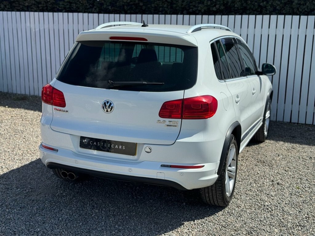 Volkswagen Tiguan 2L R-line SY64PKJ White #6