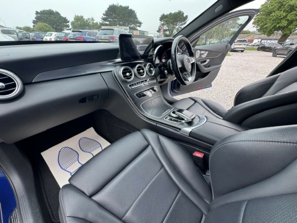 Mercedes-Benz C Class C250d Amg Line Blue #3