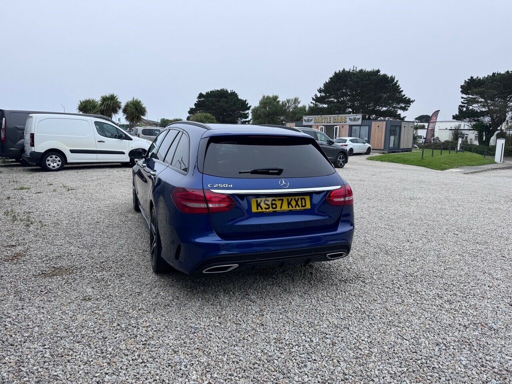 Mercedes-Benz C Class C250d Amg Line Blue #6