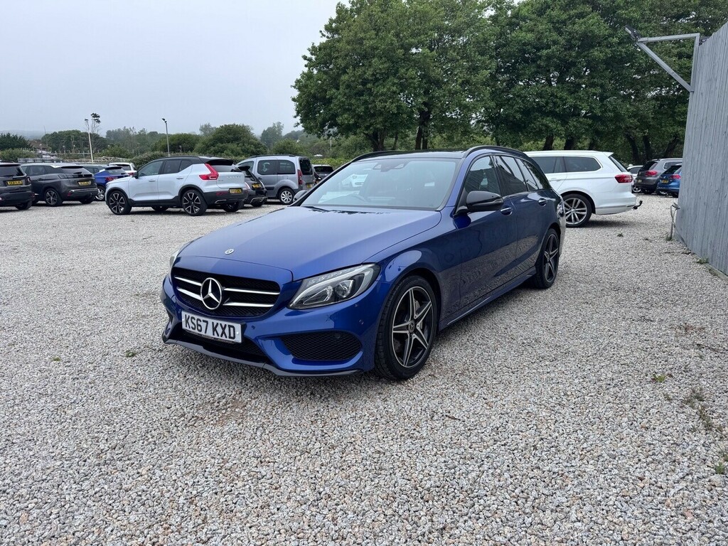 Mercedes-Benz C Class C250d Amg Line Blue #4