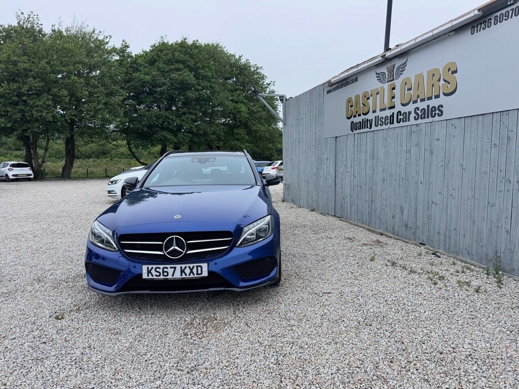 Mercedes-Benz C Class C250d Amg Line Blue #2