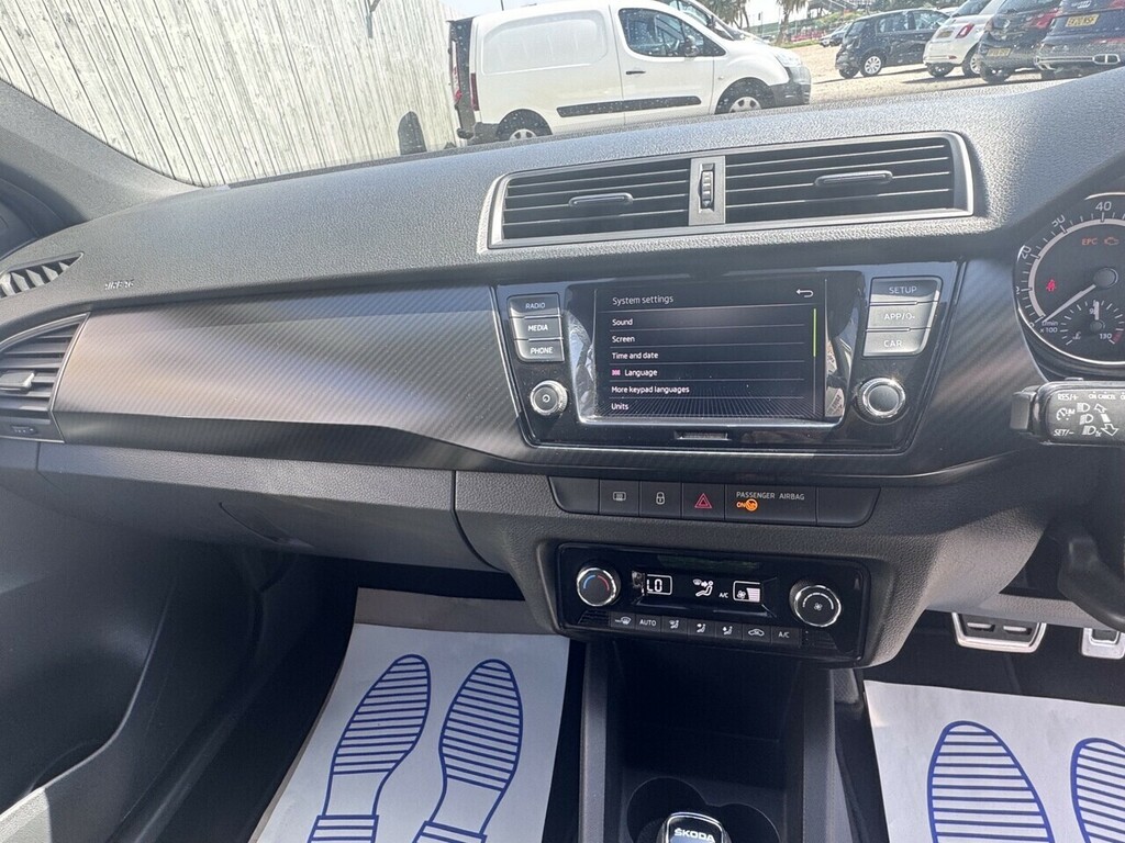 Skoda Fabia Tsi Monte Carlo White #5