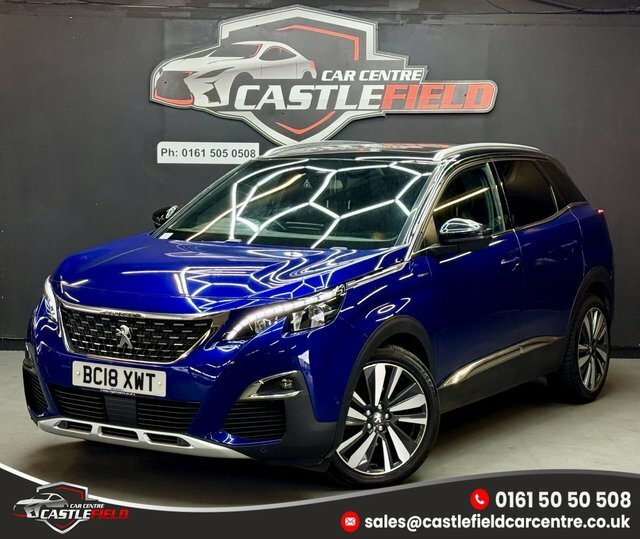 Peugeot 3008 2018 1.5 Bluehdi Gt Line Premium Suv Ea BC18XWT Blue #3