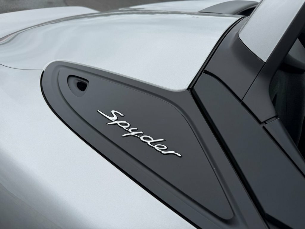 Porsche 718 Spyder Convertible Silver #6