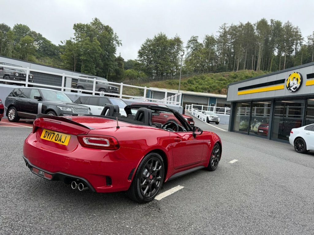 Abarth 124 Spider Convertible Red #4