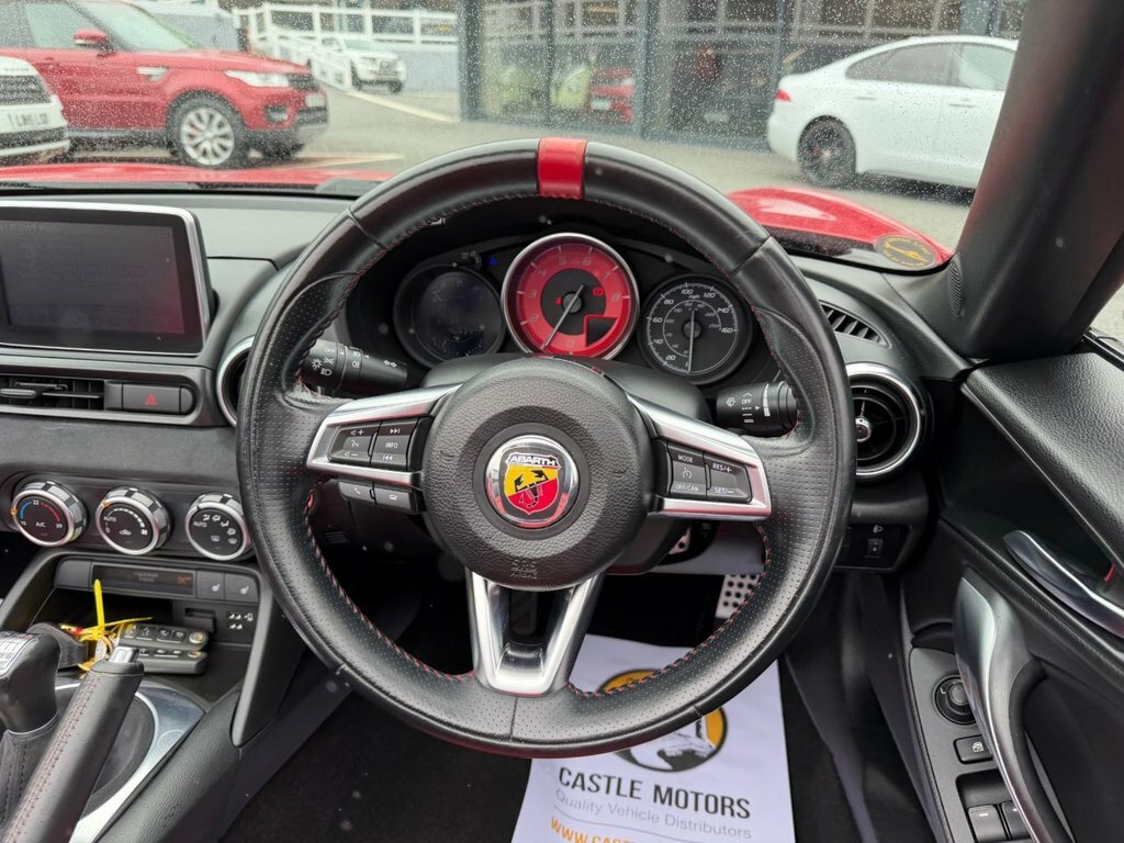 Abarth 124 Spider Convertible Red #6