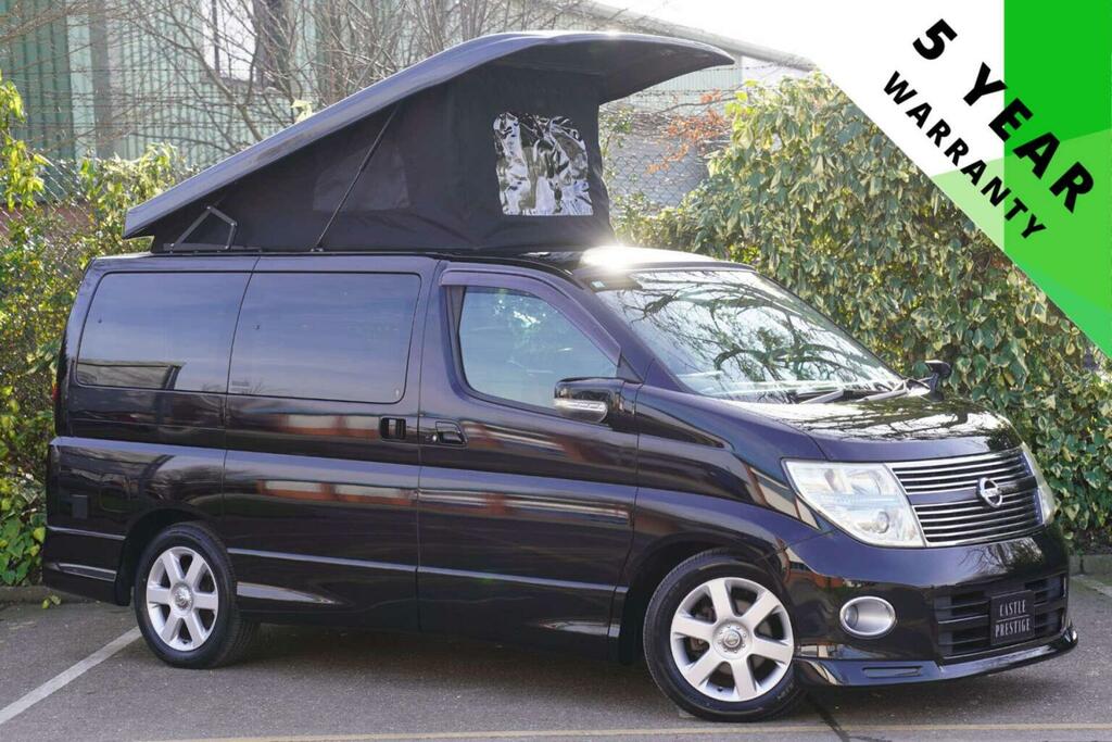 Nissan Elgrand Campervan E51 2.5 Highway Star Camper Convers Black