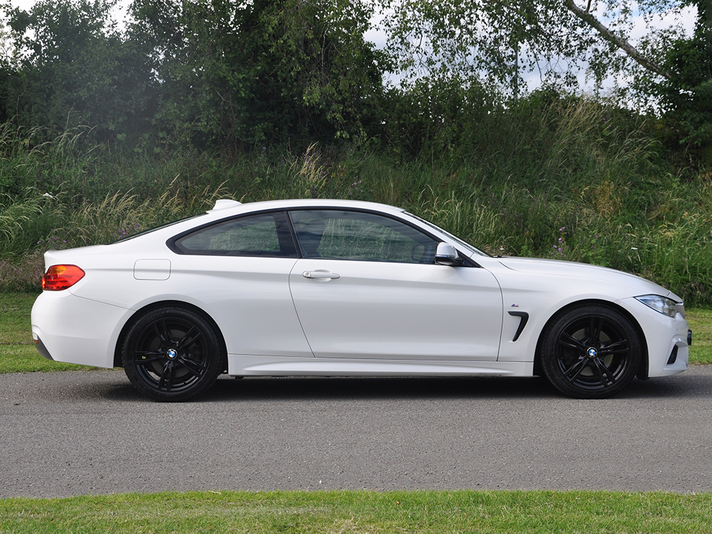 BMW 4 Series Gran Coupe 3.0 430D M Sport Coupe LB65KDX White #3