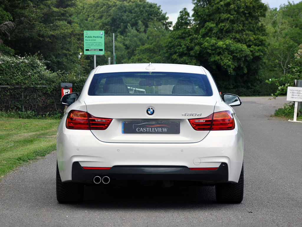 BMW 4 Series Gran Coupe 3.0 430D M Sport Coupe LB65KDX White #5
