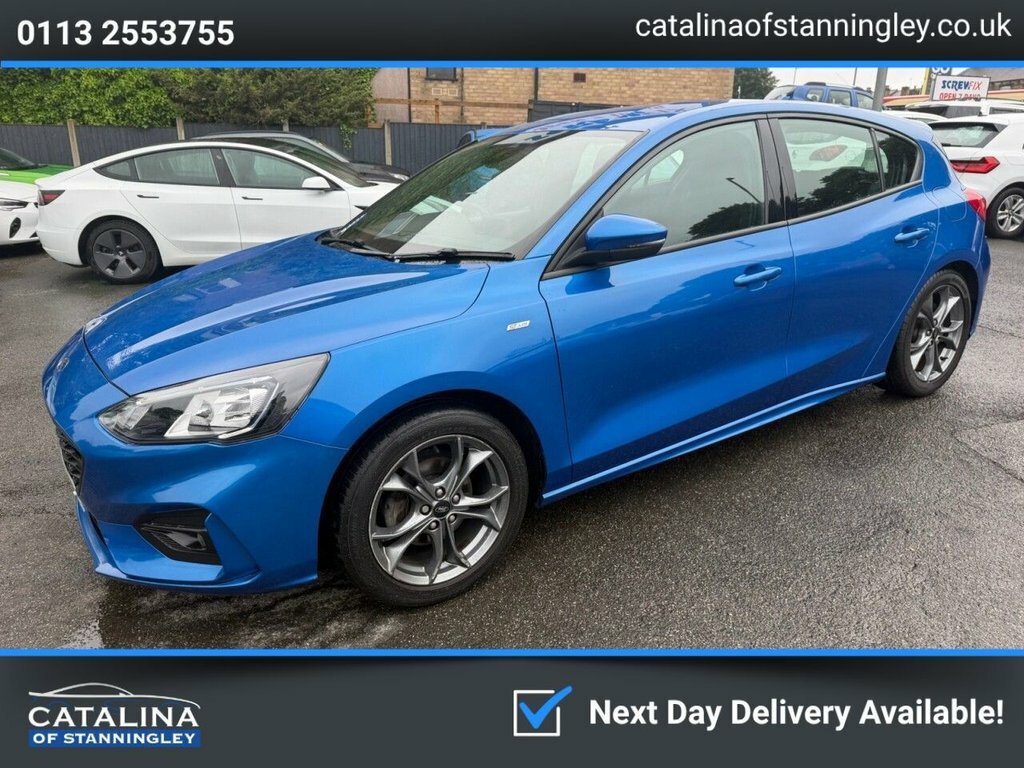 Ford Focus 1L St-line YX20JZH Blue #3